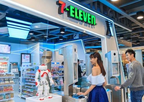 探班7-11首個(gè)無(wú)人便利店 目前仍尚處測(cè)試階段